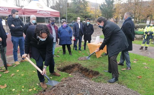 El parque de La Cantábrica aspira a ser «el rincón idílico» del arco de la Bahía