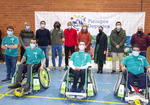 Piélagos acoge una muestra de A-Ball, una disciplina que aspira a ser paralímpica