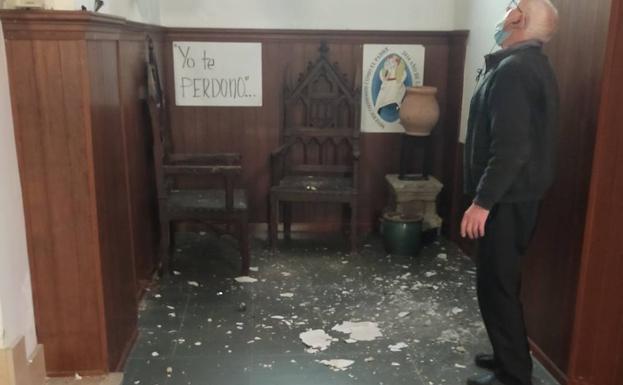 Un rayo cae en la iglesia de Pedreña y deja al pueblo sin alumbrado público