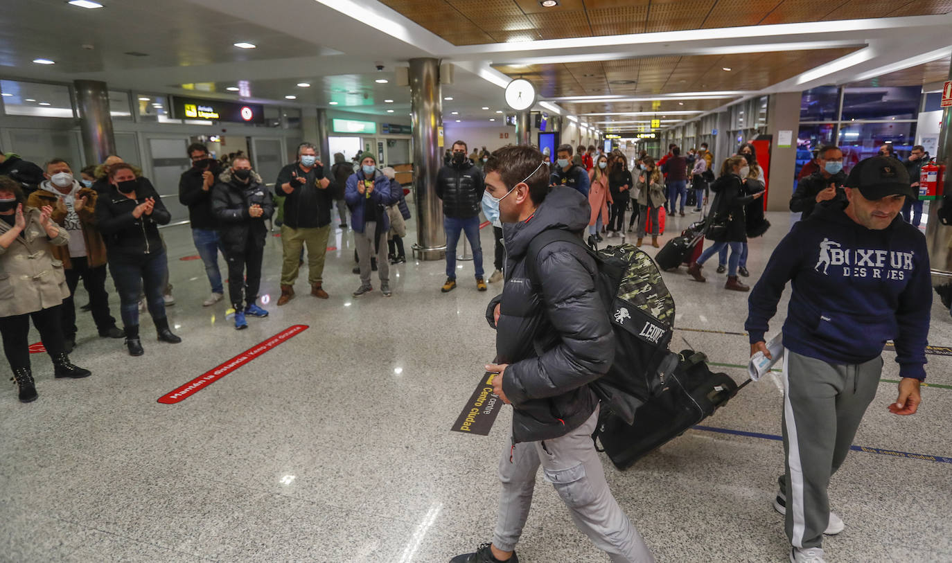 Recibimiento a Sergio 'El Niño' García