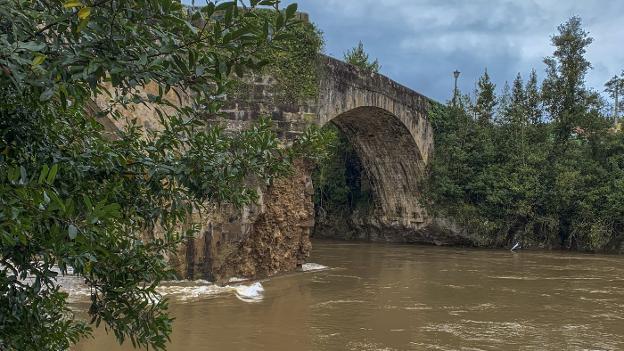 «El Puente Viejo de Oruña puede caer o seguir descalzándose si no ejecutamos nada»