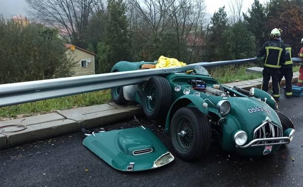 Fallece un conductor suizo de 59 años tras una salida de vía en la A-67 en Torrelavega