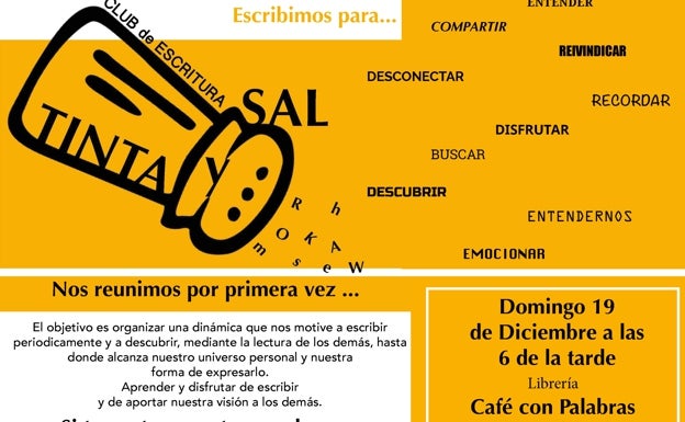 Vuelve el Club de Escritura 'Tinta y Sal' a Cabezón