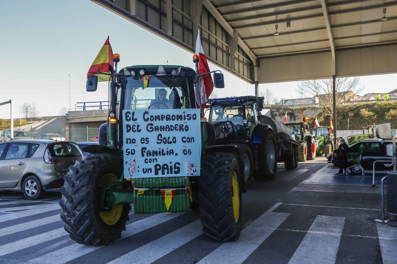 Los ganaderos de Cantabria volvieron a dejar claro que ya no pueden más