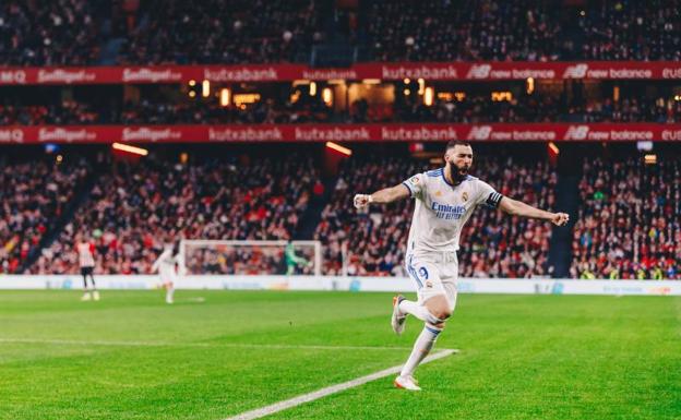 Benzema pulveriza sus registros y tira del campeón de invierno