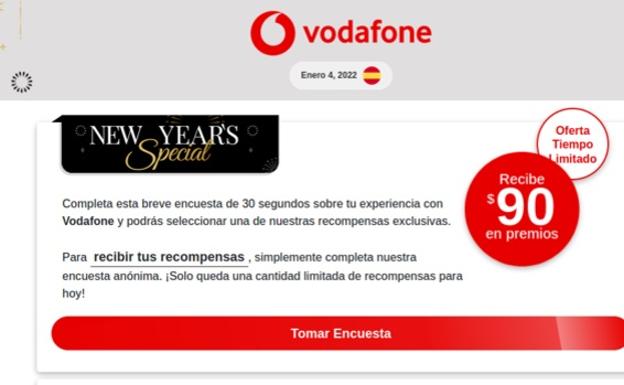 Mensajes con ofertas de Amazon o Vodafone a los que no hacer caso: son estafas