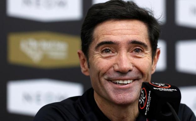 Marcelino: «Sería un éxito tremendo ganar al Madrid»