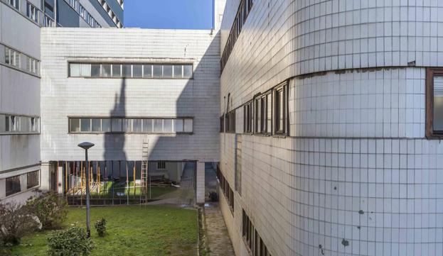 Finaliza el vaciado de la antigua Residencia y se apuntalan las zonas más deterioradas