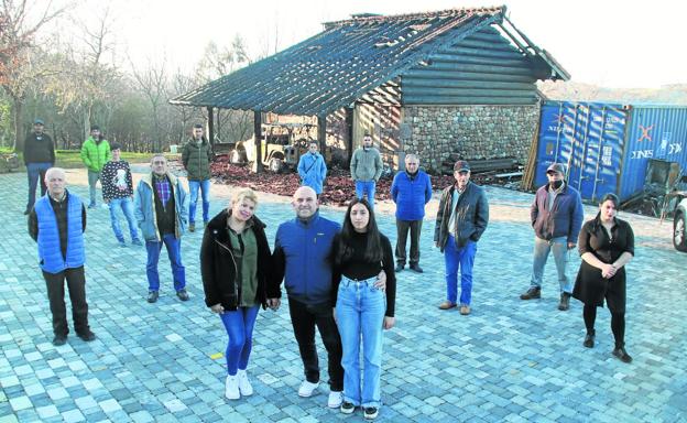 Argomilla de Cayón pide ayuda para reconstruir la cabaña de una familia