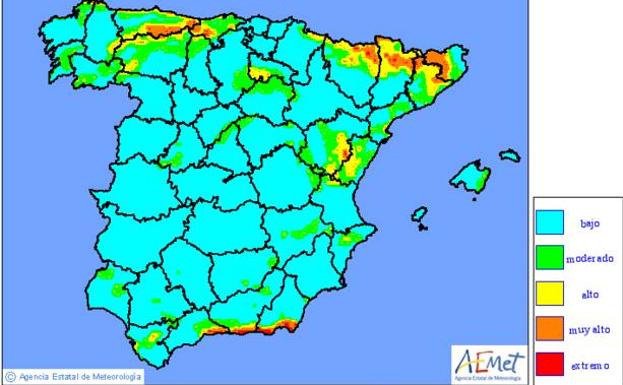 Activado el operativo contra incendios forestales en Liébana, Saja, Nansa y Cabuérniga