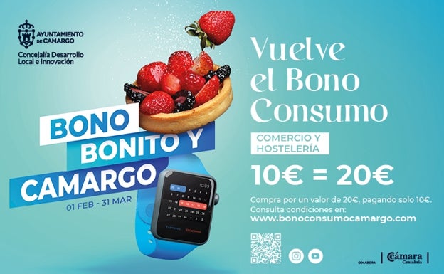 Camargo agota en una hora los 20.000 bonos de la campaña 'Bono Consumo'