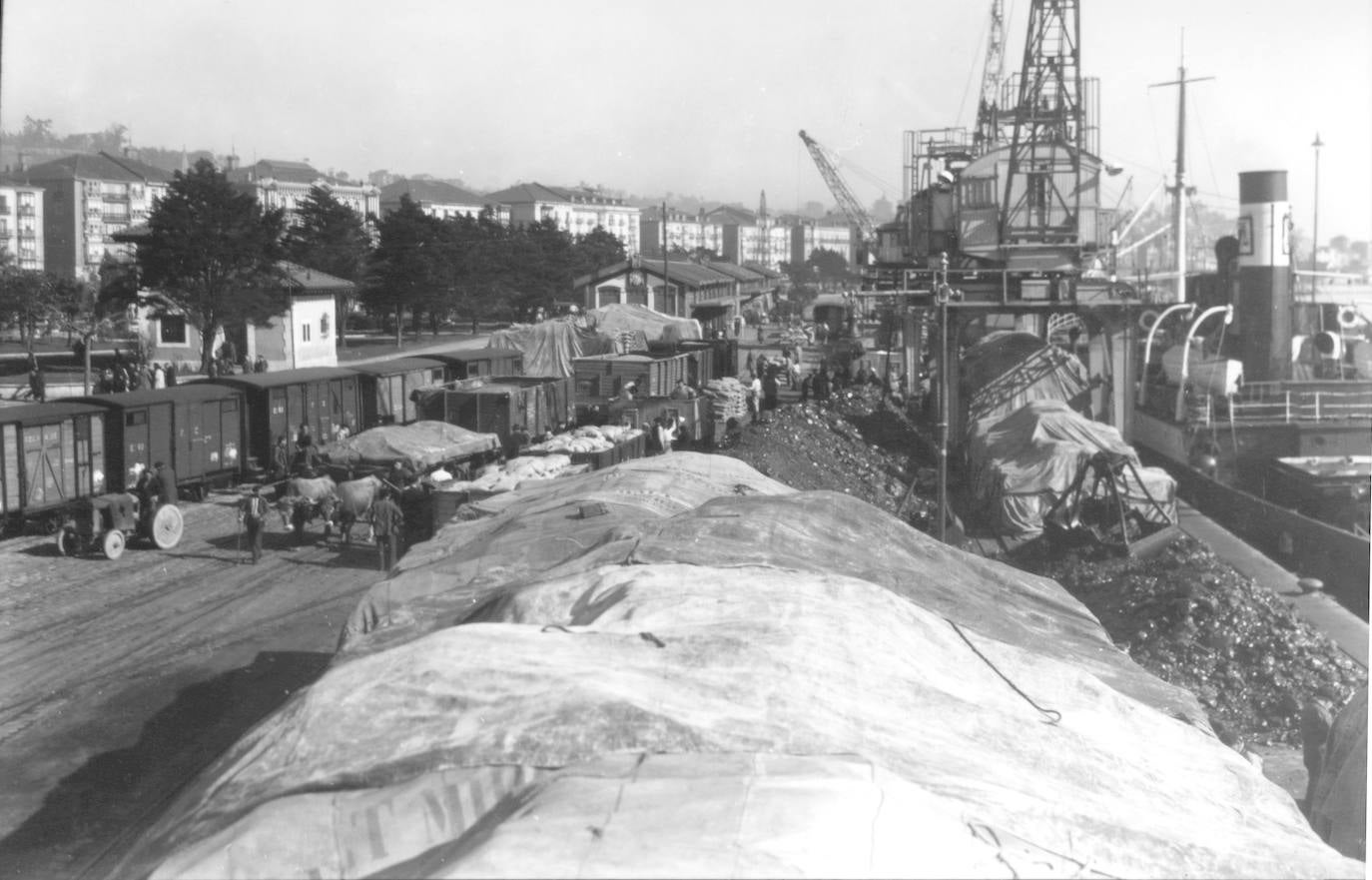 Cuando el Muelle de Maura era un muelle portuario