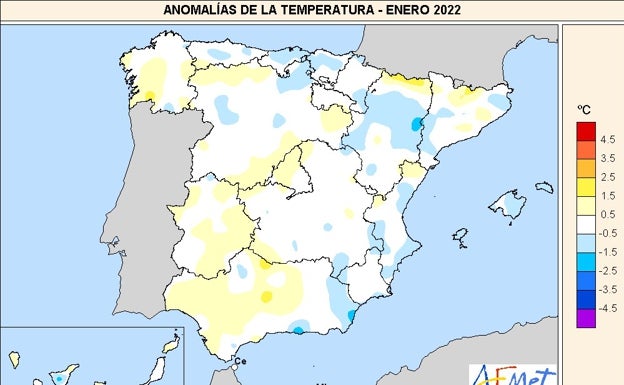 Enero registró las temperaturas diurnas más altas en 60 años