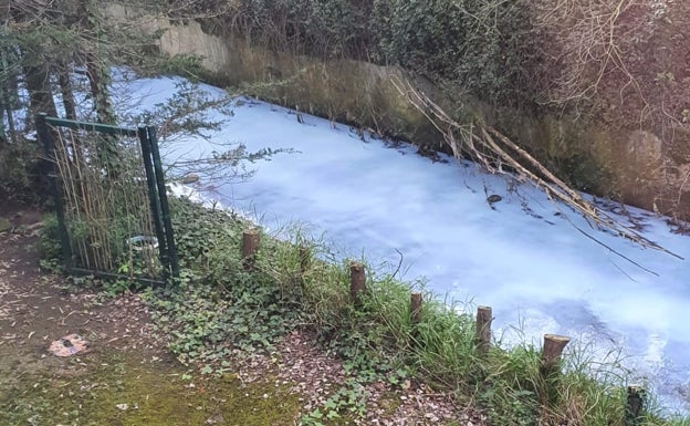 El Seprona investiga el origen de un vertido en el arroyo Otero