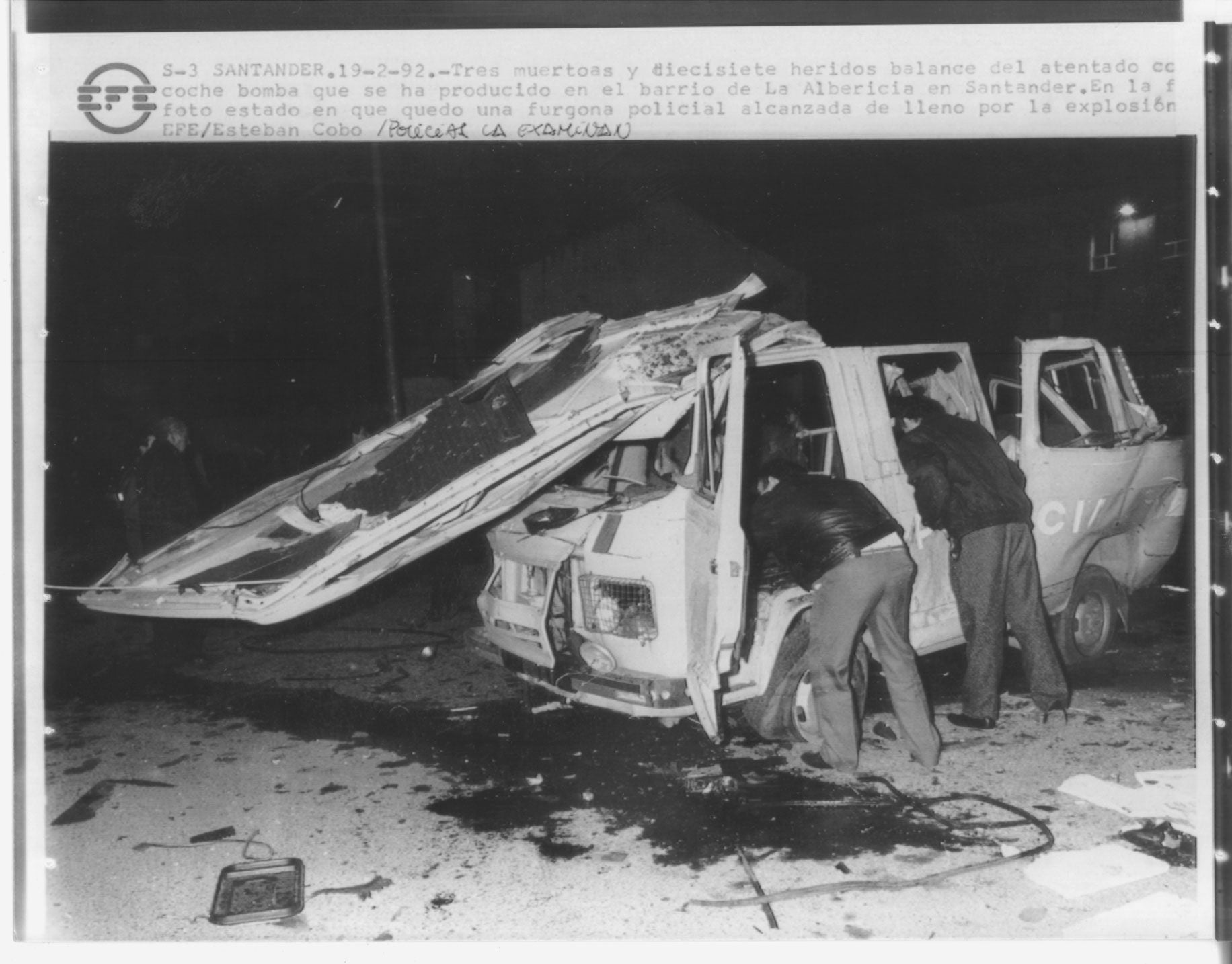 30 años del atentado terrorista en el que ETA mató a tres personas en La Albericia