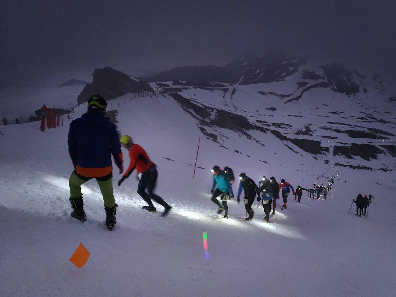 'El Chivo Snow Running', en imágenes
