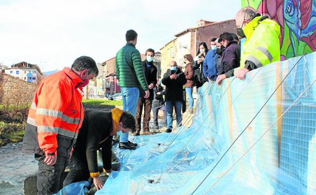 Reinosa cuenta con una nueva barrera contra las inundaciones