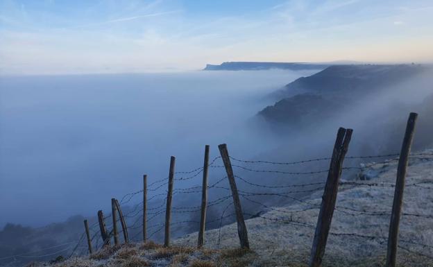 Valderredible registra la segunda temperatura más baja del país: 8 grados bajo cero