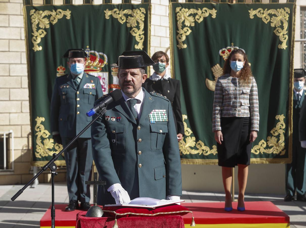 Antonio Jesús Orantos, nuevo jefe de la Guardia Civil en Cantabria, asume el cargo «con emoción»