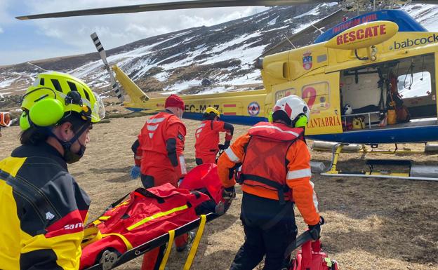 Una niña de 3 años sufre un grave accidente al ser embestida por un esquiador en Alto Campoo