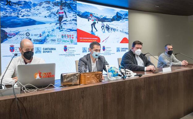 Este sábado se celebra en Picos de Europa el Nacional de Raquetas de Nieve