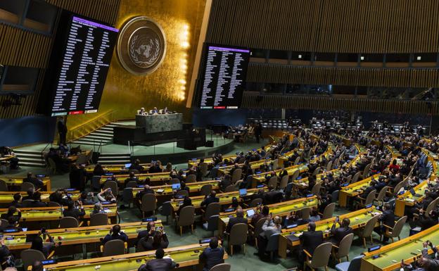 El mundo condena abrumadoramente en la ONU la invasión rusa de Ucrania