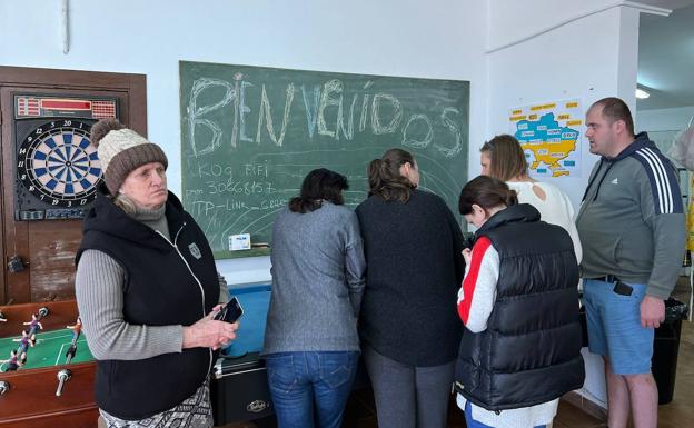 Llega a San Vicente el primer autobús con refugiados desde Ucrania