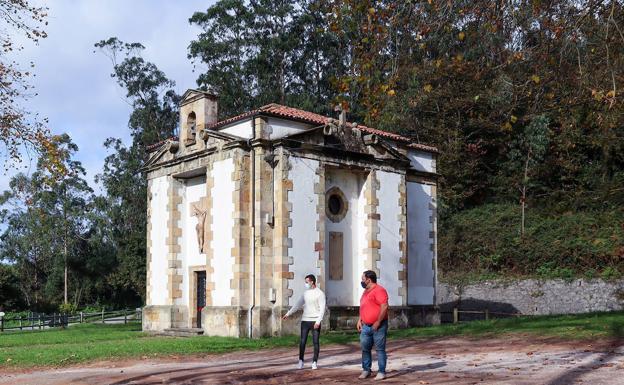 Hazas repara la ermita de Jesús del Monte que amaneció con pintadas republicanas hace poco