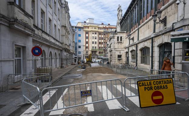 La calle El Mercado inicia su transformación