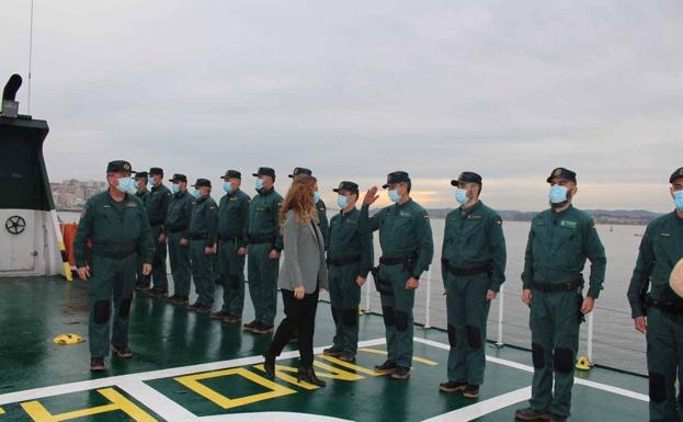 El buque Río Miño de la Guardia Civil establece su base en Santander