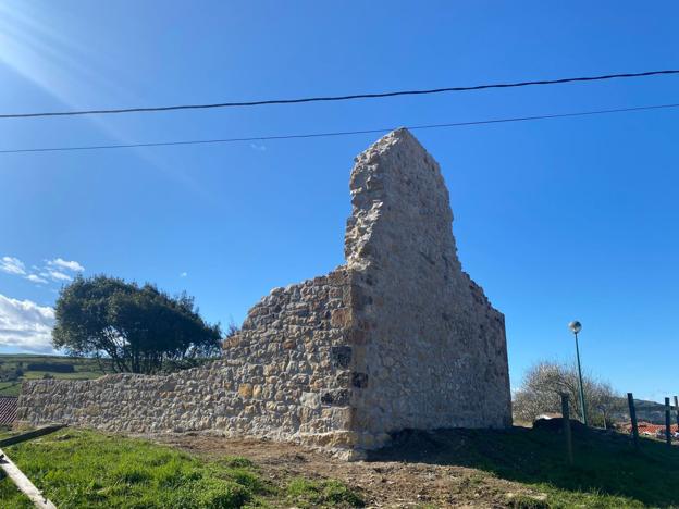 Los trabajos de conservación dan una nueva vida a la Torre Medieval de Tagle, en Suances