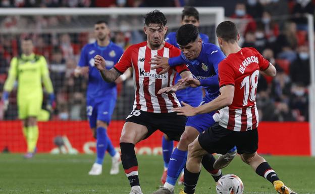 Valioso punto del Getafe en San Mamés