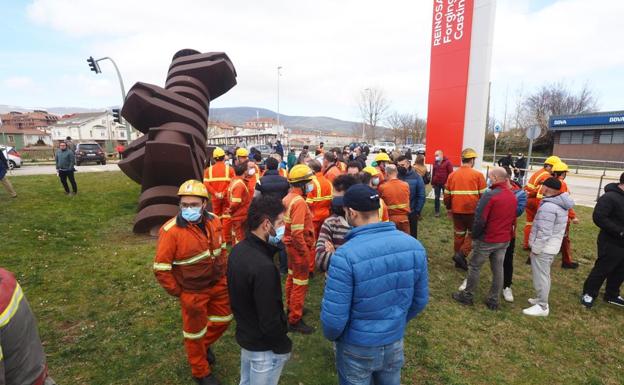 La plantilla de Forgings & Castings en Reinosa protesta contra el precio de la energía