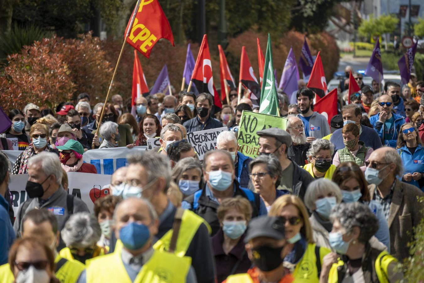 De Cuatro Caminos al Ayuntamiento en manifestación