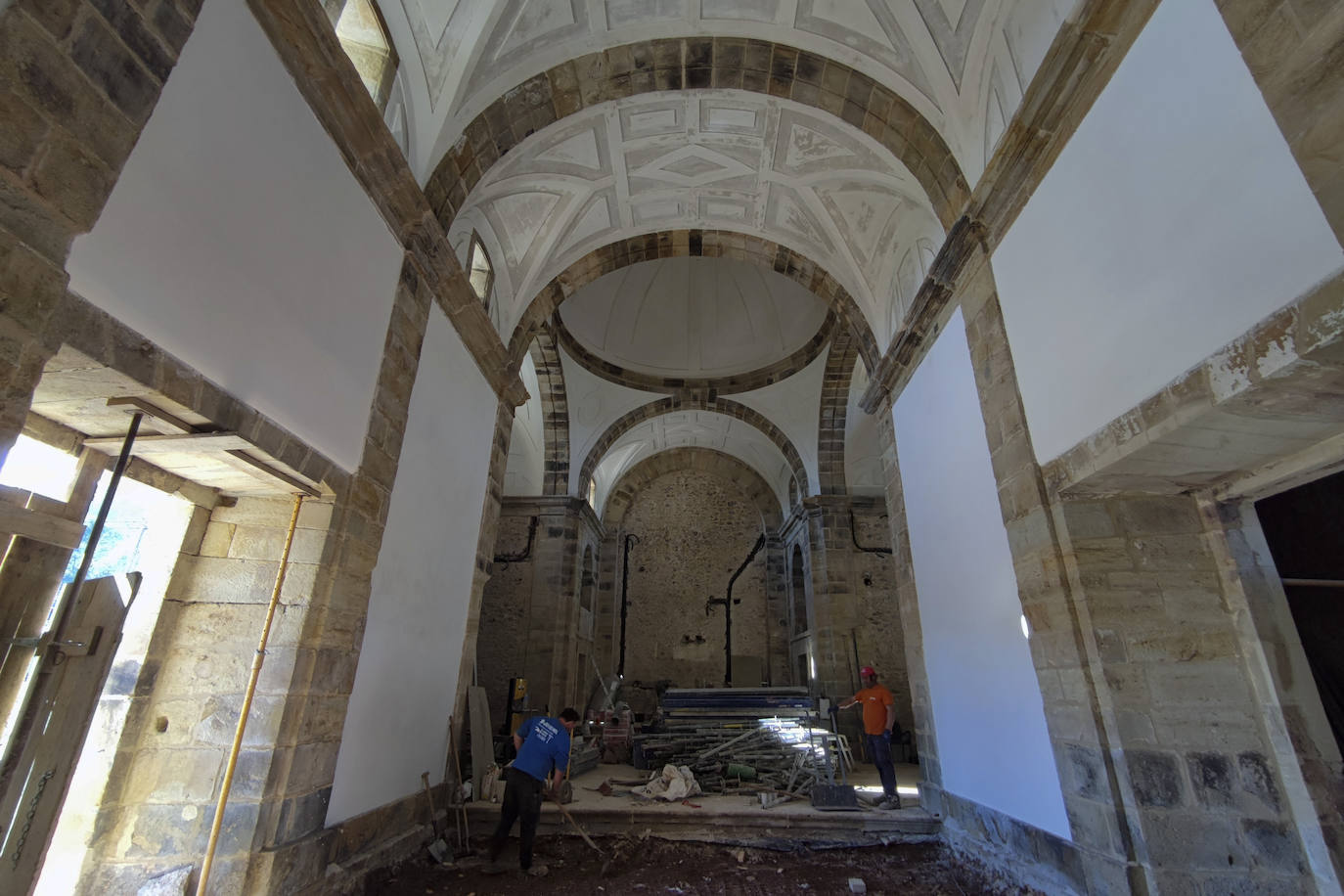 Así marchan las obras del Palacio de Los Acevedo