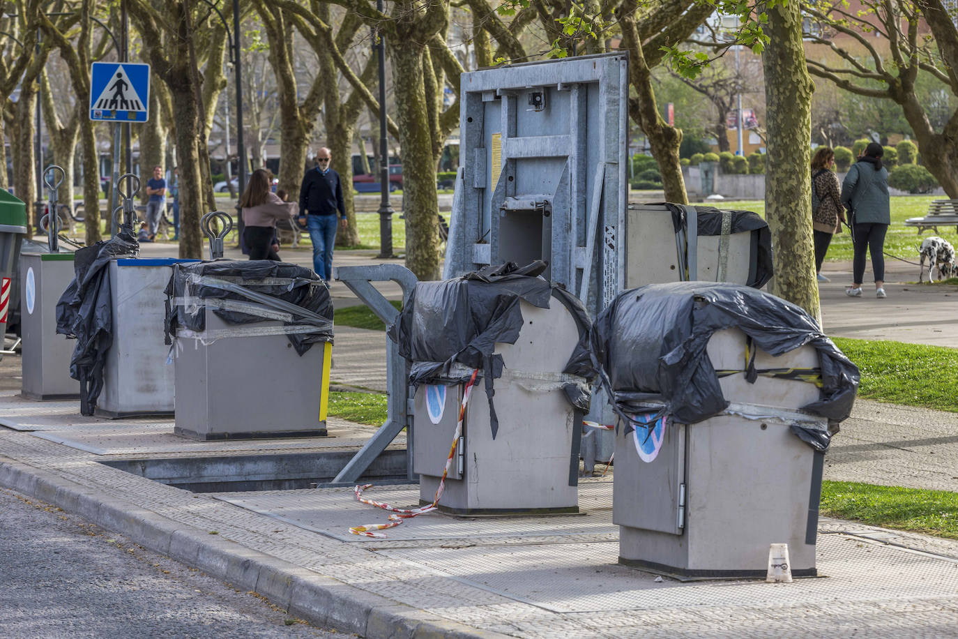 Un repaso a los contenedore soterrados de Santander