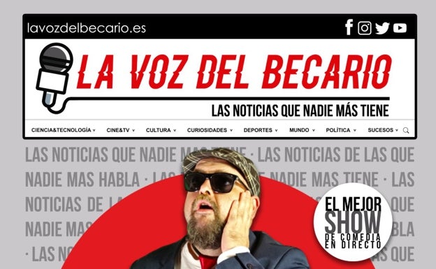 El Teatro Liceo acogerá el 9 de abril el espectáculo de humor La voz del becario