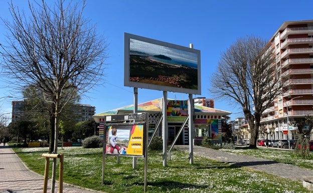 Laredo estrena pantalla informativa en la Alameda Miramar