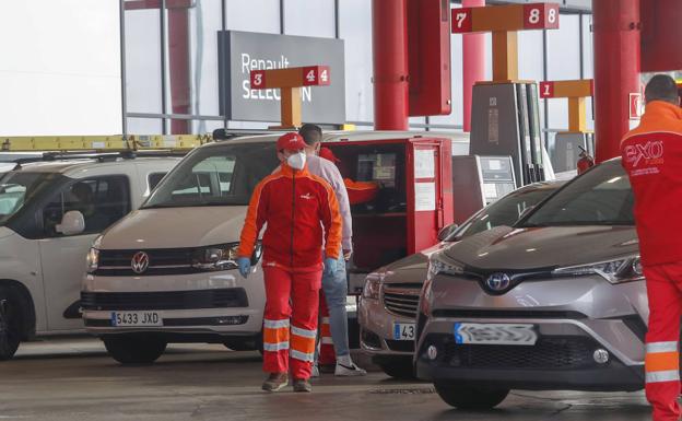 Los precios medios de la gasolina en Cantabria, prácticamente estables desde el lunes