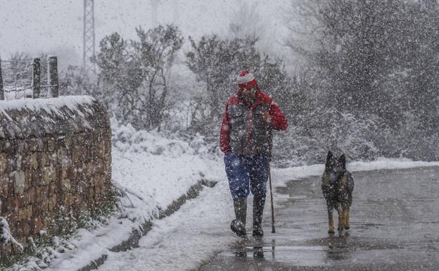 Nieve y frío para estrenar abril