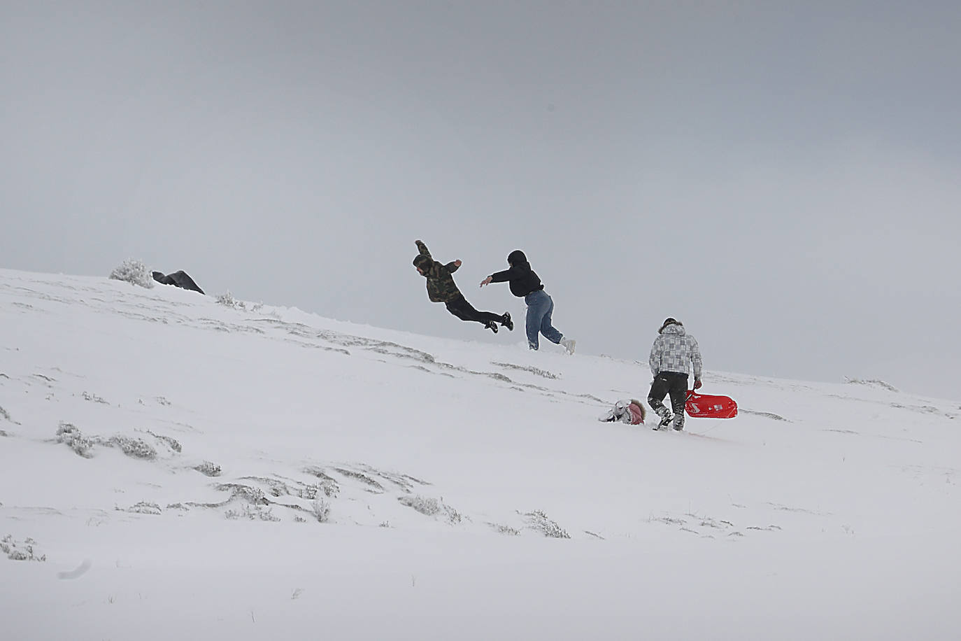 Nieve en abril