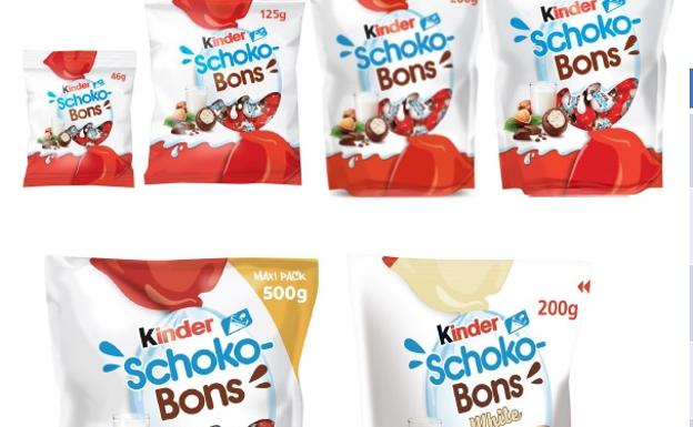 Sanidad retira varios productos Kinder por salmonelosis