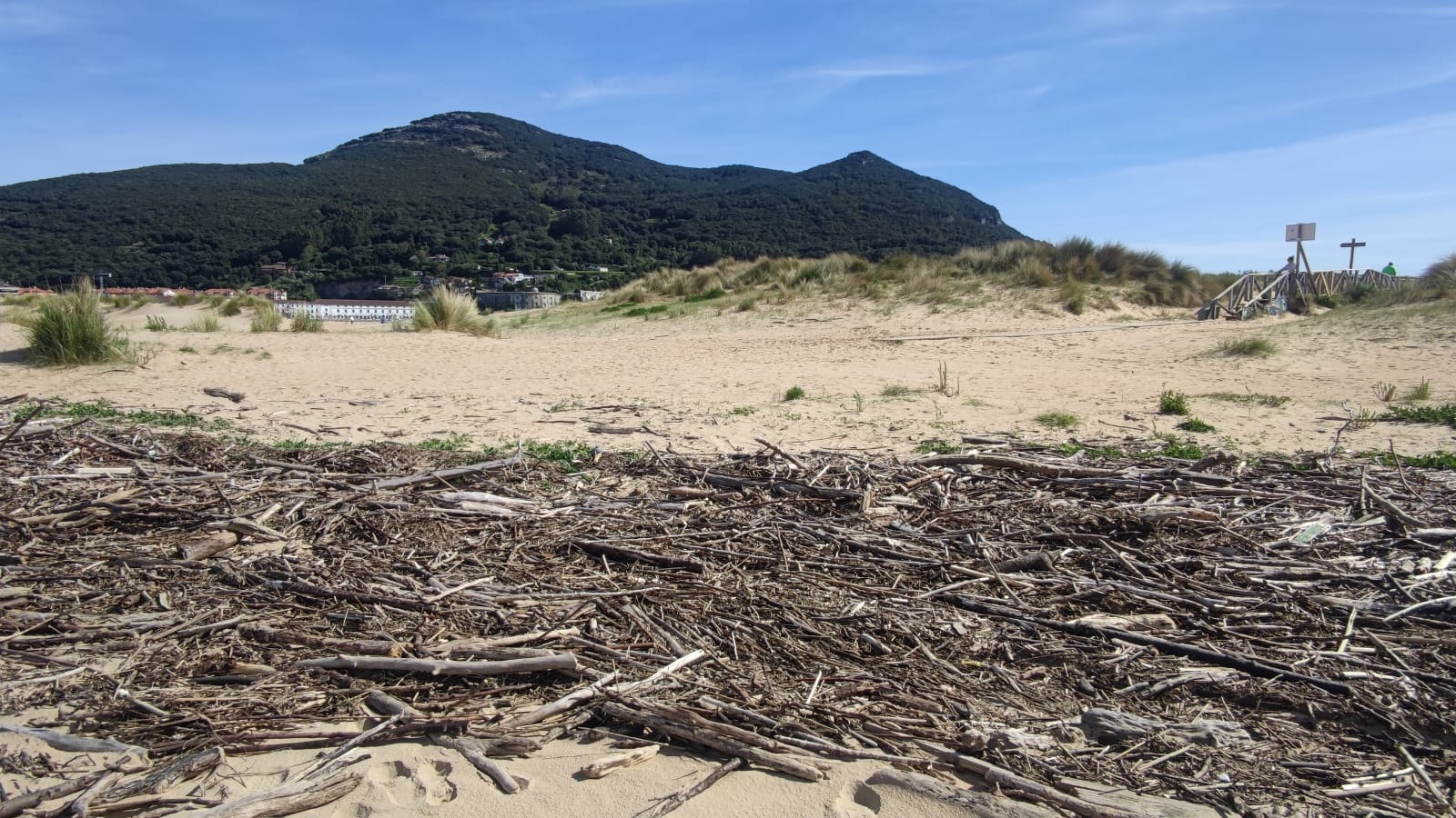 Limpieza contra reloj para que las playas estén listas en el puente