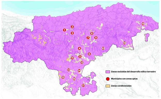 19 municipios con zonas aptas para instalar molinos cuentan con proyectos en tramitación