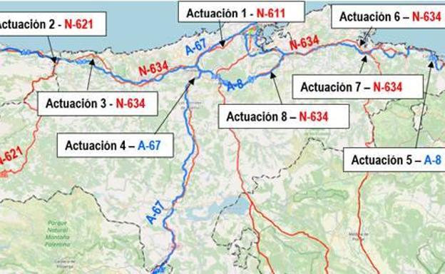 El Ministerio mejorará los cruces y travesías de cinco carreteras nacionales y autovías de la región