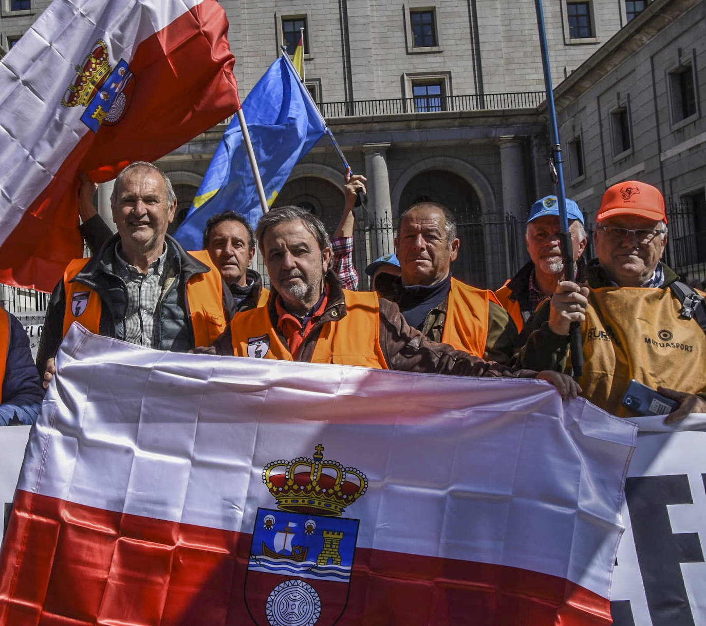 Los cazadores cántabros trasladan su protesta a Madrid