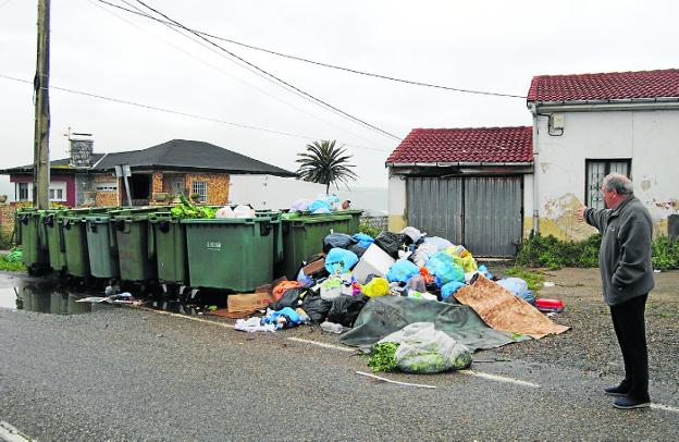 La basura se acumula en los municipios de la Mancomunidad El Brusco