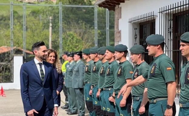 El secretario de Estado de Seguridad visita el cuartel de la Guardia Civil en Tama