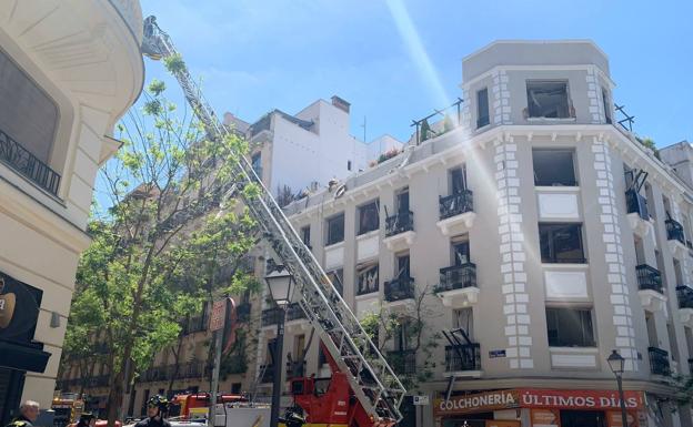 Dos muertos y 18 heridos, uno grave, por una explosión en Madrid