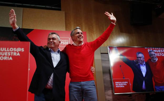 El secretario de Organización del PSOE critica en Santander la «oposición irresponsable» de PP y Vox